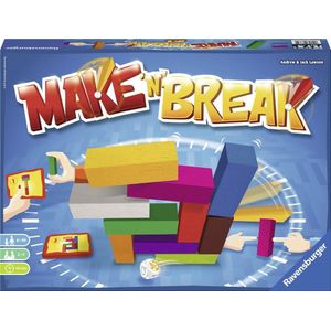 Ravensburger Make 'n' Break Actiespel - Hoogspanning voor het hele gezin - 150+ opdrachten - 2-4 spelers