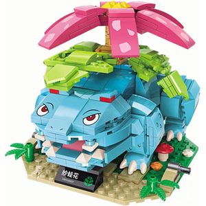 Keeppley Pokemon Venusaur Actiefiguur Bouwstenen Figuren 497 Stenen Bouw Speelgoed