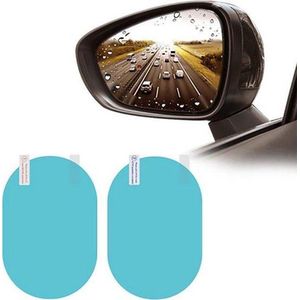 2x Nano Coating Folie- Spiegel Sticker-Spiegel Folie-anti mist zij spiegel-anti sneeuw spiegel-anti vuil zij spiegels-Achteruitkijkspiegel-Beschermfolie