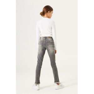 Garcia High Waist Skinny Jeans 570 met Slijtage Medium Used