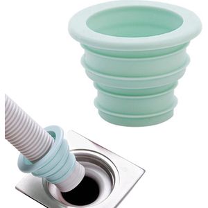 Afdichtstop afvoerpijp-afdichtplug PP wasmachine vloerafvoer - afvoerplug voor keuken - BLAUW
