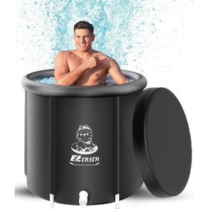 Opblaasbare Badkuip voor Volwassenen - Draagbaar en Opvouwbaar - Perfect voor IJs- en Warme Baden (Diameter 75 cm)