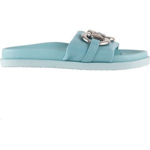 Högl Emmy - dames slipper - blauw - maat 39 (EU) 6 (UK)