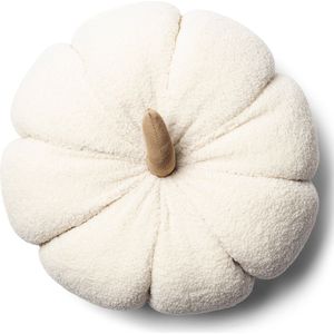 Riviera Maison Sierkussen, met binnenkussen, Kussen herfst, Pompoen - RM Pumpkin Pillow - wit - Polyester