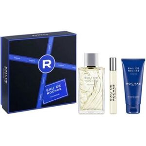 Rochas Eau de Rochas Homme Giftset - 100 ml eau de toilette spray + 20 ml eau de toilette spray + 100 ml showergel - cadeauset voor heren