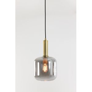 Light & Living Hanglamp Lekar - Ø16cm - Antiek Brons/Smoke
