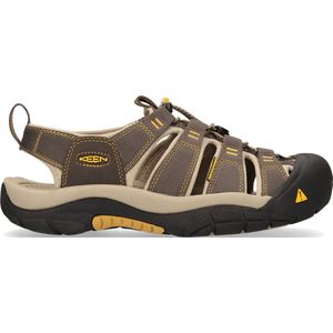 Keen Newport H2 Heren Wandelsandalen Raven/Aluminum | Grijs | Polyester | Maat 43 | K1008399