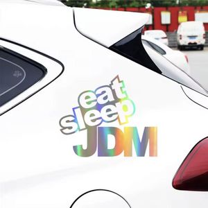 CHPN - Autosticker - Eat Sleep JDM - japanese domestic market 15/12CM - Sticker voor op de auto - Multicolor