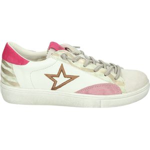 Cetti C1342 - Lage sneakersDames sneakers - Kleur: Wit/beige - Maat: 37