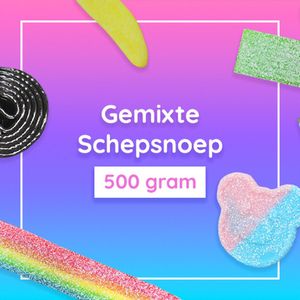 Mijn Snoepgoed - Gemixte Snoepjes - 500 Gram - Tiktok Trend - Zoet Zuur - Hard en Zacht - Schepsnoep - Snoepgoed - Snoep - Cadeautje - Geschenk