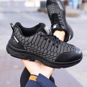 Nezr® Safety S1P Veiligheidsschoenen - Lichtgewicht Werkschoenen voor Dames en Heren - Stijlvolle Veiligheidssneakers - Maat 44 - Black Friday