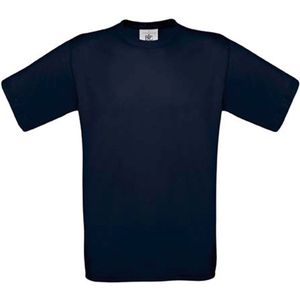 T-shirt Kind 9/11 Y (9/11 ans) B&C Ronde hals Korte mouw Navy 100% Katoen