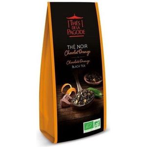 Thés de la Pagode - Zwarte thee chocolade & sinaasappel - Losse Thee - Biologische thee  (100 gram)