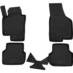 Walser Rubberen Voetmatten XTR geschikt voor VW Jetta IV Limousine (162, 163, AV3, AV2) 2008-Vandaag