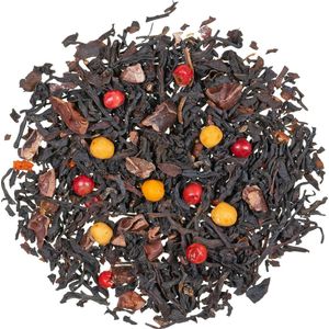 Zwarte thee met chocolade en chilli - 500g losse thee