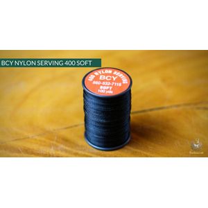 Bcy Nylon Serving Garen 400 Zacht Black