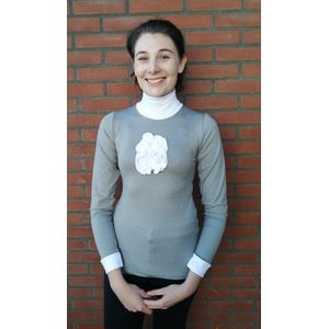 Cavalliera Ruches Showshirt S Grijs