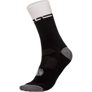 BIORACER SUMMER SOCKS BLACK ZWART/WIT MAAT M= 39/41