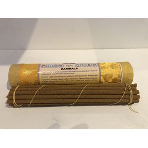 Zambala - Tibetaanse wierook - Tibetan Incense - Brokaat koker
