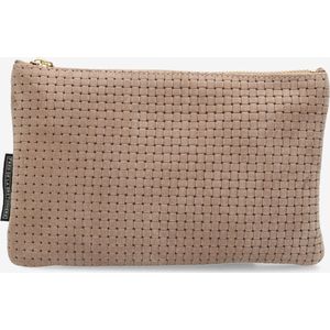 Fred De La Bretoniere Clutch Grijs - Maat L