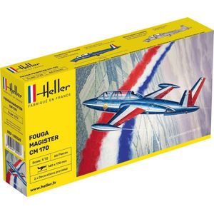 1:72 Heller 80220 Fouga Magister CM 170 Plastic Modelbouwpakket