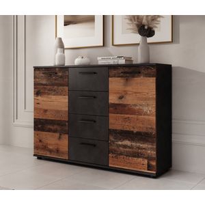 Meubella - Dressoir Bellini - Grijs - 120 cm