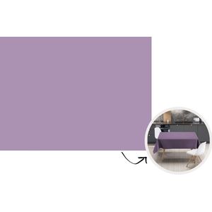 Tafelkleed - Tafellaken - 260x180 cm - Interieur - Paars - Kleuren - Paarse - Kleur - Effen - Binnen en Buiten