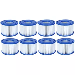 YanBan Filterpatronen 2 Stuks – Compatibel Met Bestway Type II En Lay-Z Spa, 10,7 X 13,6 Cm 2 miniatura