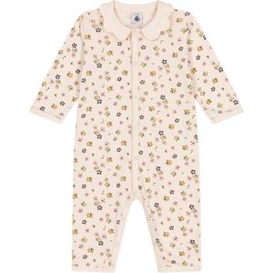 Petit Bateau Katoenen babypyjama met bloemenprint en zonder voetjes Meisjes Pyjamaset - Maat 68