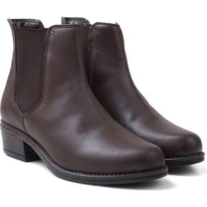 Damesschoenen M39 Redfoot Ladies Brown Plain Chelsea Boot