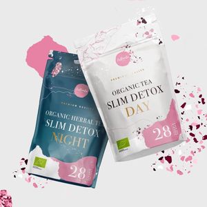 Nieuw !!!!! My Slimmer Collagen Supplemented Detox Tea Slim Detox Thee Gemengde Kruidenthee / Afvallen 100% Natuurlijke Thee