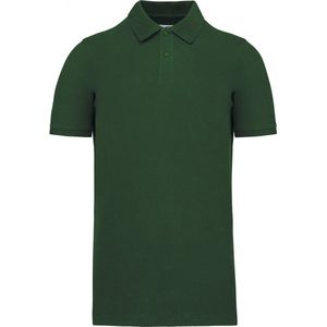 Polo Heren/Piqué-herenpolo Bio180, K2025, kleur forest Green/Groen, maat 3XL