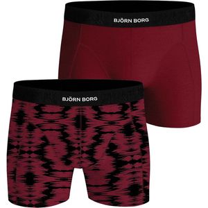 Björn Borg Cotton Stretch boxers - heren boxers normale lengte (2-pack) - multicolor - Maat: L