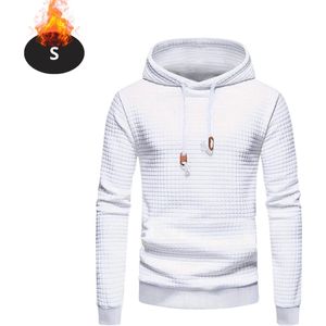 Livano Hoodie Heren - Sweaters - Sweater - Warme Trui - Met Capuchon - Wit - XXL