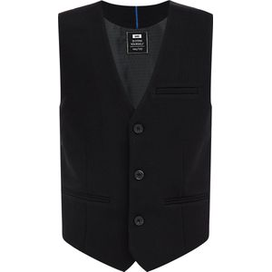 WE Fashion Jongens slim fit gilet met structuur