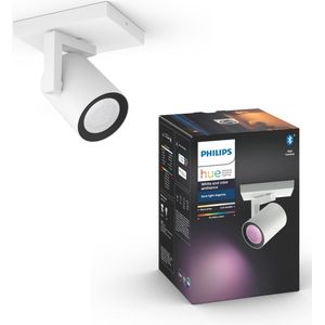 Philips Hue Argenta Opbouwspot - White and Color Ambiance - GU10 - 5,7W - Wit - Bluetooth