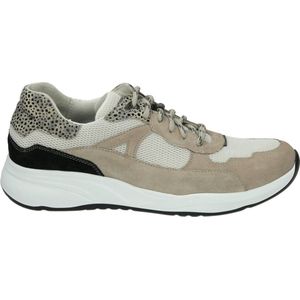 Durea 6283 E - Lage sneakersDames sneakers - Kleur: Wit/beige - Maat: 39