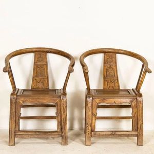 Fine Asianliving Begin 19e Eeuw Antieke Paar Chinese Armstoelen Handgesneden Chinese Meubels Oosterse Kast
