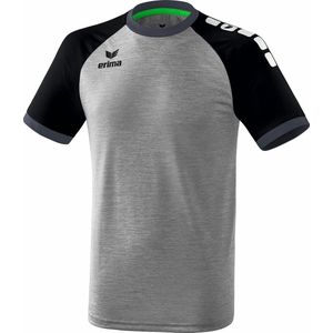 Erima Zenari 3.0 SS Shirt Junior Sportshirt - Maat 140  - Unisex - grijs/zwart/wit