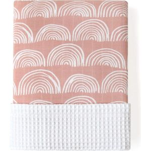 MijnNami Wafel Baby Deken 110x110 cm - Wit - Ledikantdeken - Babydeken
