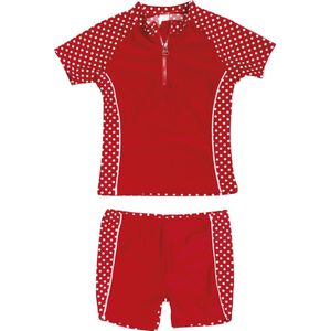 Playshoes UV zwemsetje Kinderen Dots - Rood - Maat 122/128