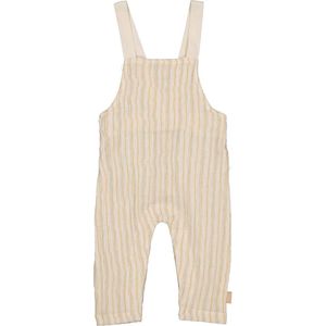 Levv newborn baby jongens salopette Foss aop Camel Light Stripe