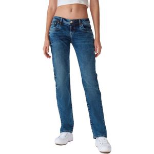 LTB Dames Jeans Broeken Valentine regular/straight Fit Blauw 30W / 36L Volwassenen Denim Jeansbroek