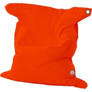 Whoober rechthoek zitzak St. Tropez XL outdoor donker oranje - Wasbaar - Voor binnen en buiten