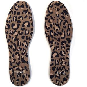 Mr. Lacy - Inlegzool Zool Insole - Print Leopard Brown Bruin - Panter - Kleurrijk - Comfort