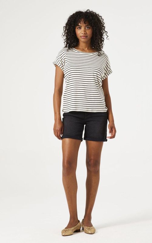 Garcia Regular Fit Denim Short Celia Black Denim