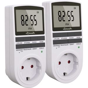 Tijdschakelaar Elektrische Timer Socket met LCD Display Inbraakvast Functie Plug In Timer Verlichting Huishoudelijke Apparaten 3680W.