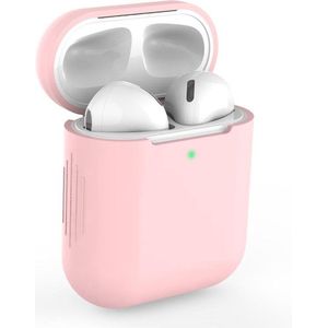 *** Siliconen Hoes geschikt voor Apple AirPods 1 en 2 Case - Bescherm Hoes - Apple AirPods 1 en 2 Case - van Heble® ***