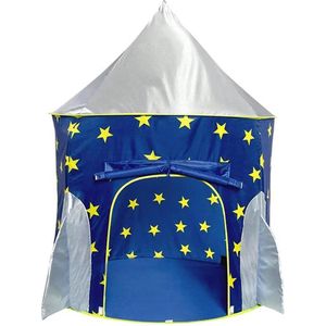 Buxibo Rocket Speeltent Voor Kinderen - Vanaf 3 Jaar - Jongens / Meisjes - Met Bodem - 105x130CM