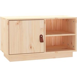 VidaXL TV-meubel 70x34x40 cm - Massief Grenenhout